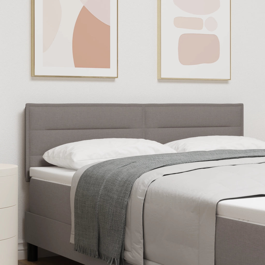 Testata LED Design Linee Tortora 72 cm Tessuto
