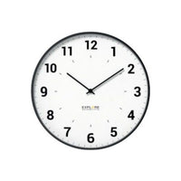 Orologio da parete with numbers white e silver d. 25cm rac1003