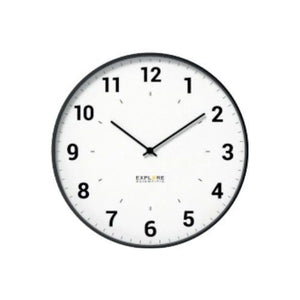 Orologio da parete with numbers white e silver d. 25cm rac1003