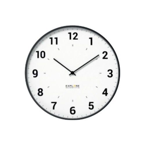 Orologio da parete with numbers white e silver d. 25cm rac1003