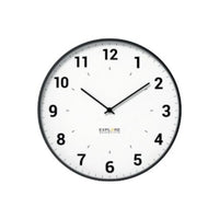 Orologio da parete with numbers white e silver d. 25cm rac1003