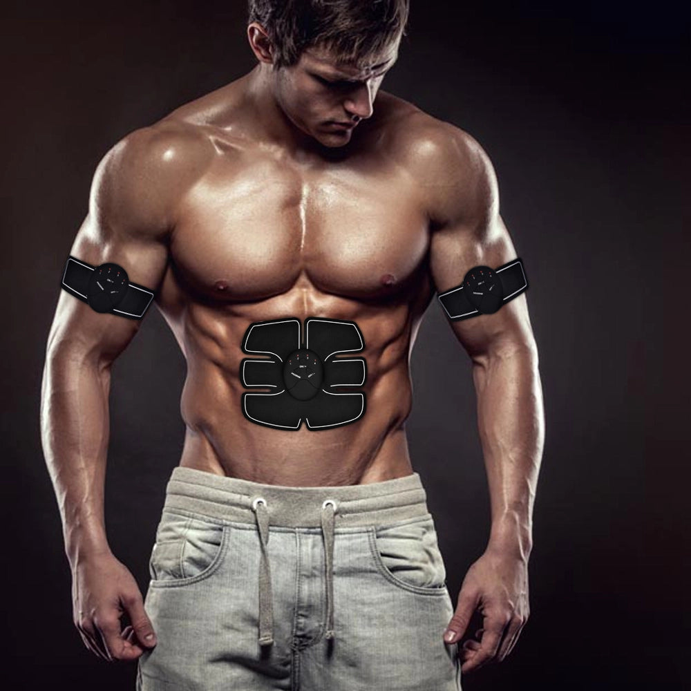 ELETTROSTIMOLATORE PER MUSCOLI ADDOMINALI BRACCIA GAMBE 3 X EMS MOBILE GYM BODY