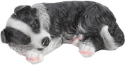 Statua di un Border Collie Puppies Carino - Sculture per Giardino - Impermeabile - Decorazione - Resistente al Tempo - Lavorazione Finissima - Decorazione per Giardino