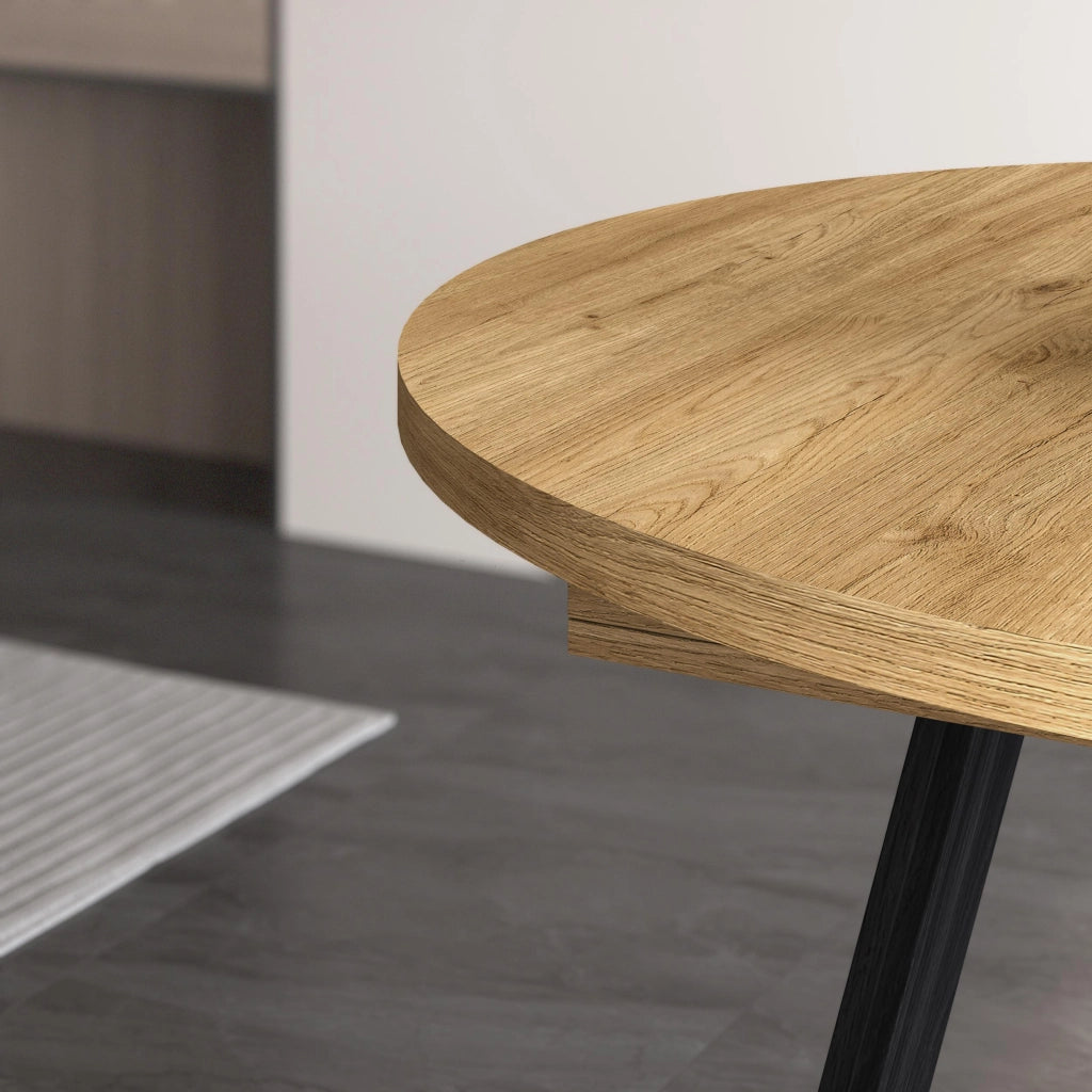 Tavolo da Pranzo, 103x103x73, Per 6 persone, Sala da Pranzo, Rovere