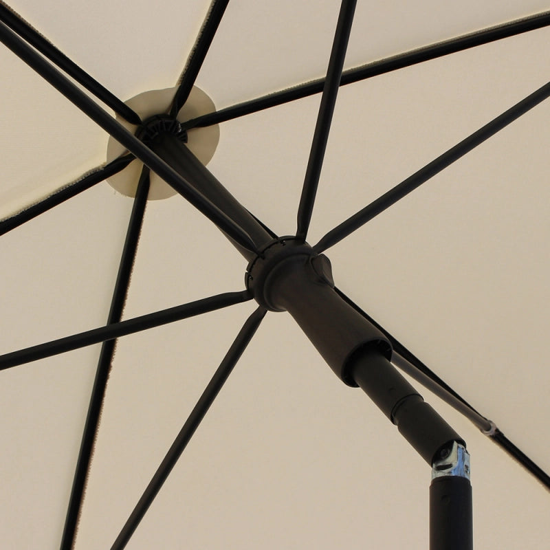 Ombrellone palo centrale Kronos Made in Italy - 150x240cm - Rosso