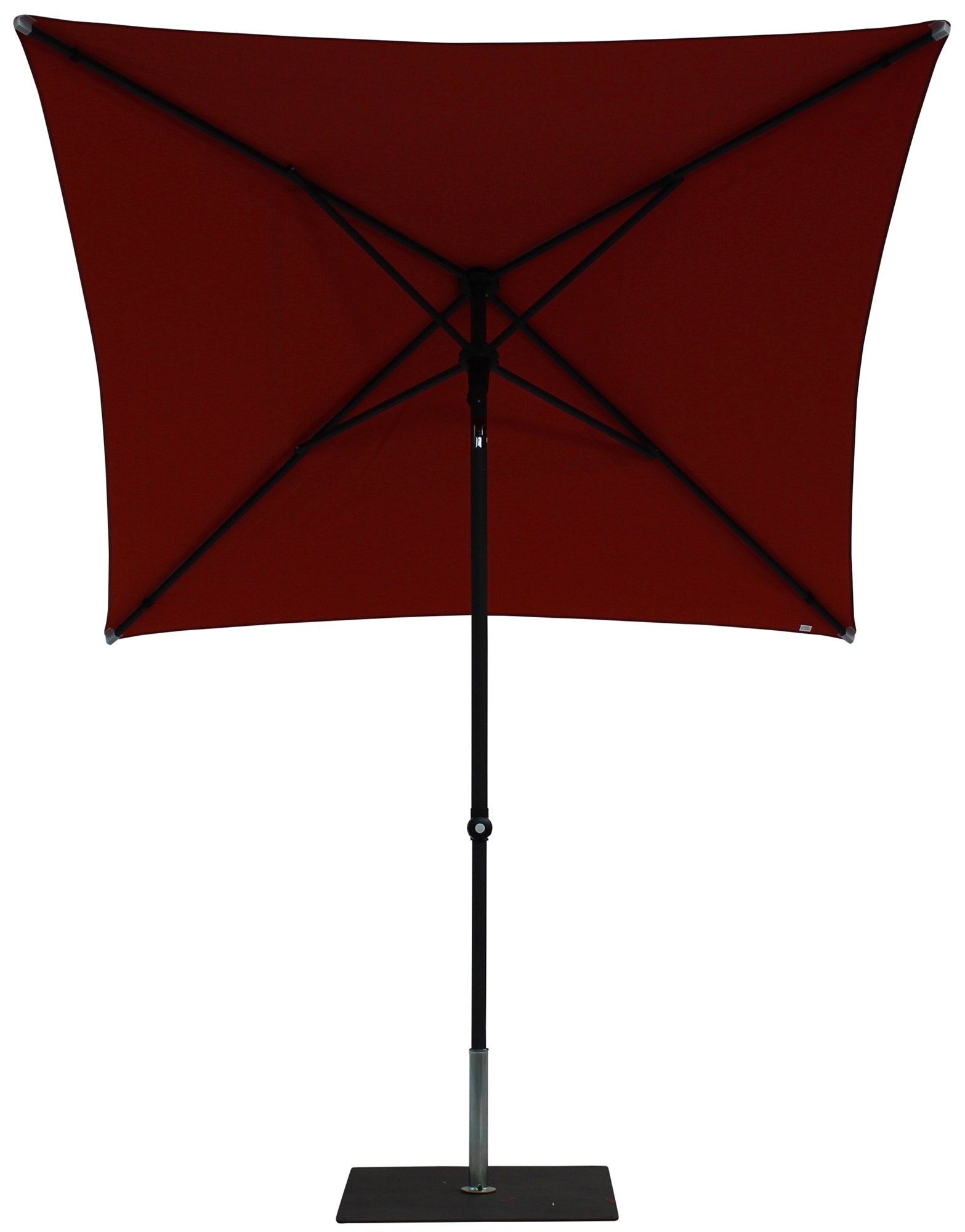 Ombrellone da Giardino 2x2 m Palo Ø38 mm in Alluminio Tessuto Olefin Trend Terracotta