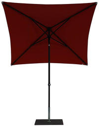 Ombrellone da Giardino 2x2 m Palo Ø38 mm in Alluminio Tessuto Olefin Trend Terracotta