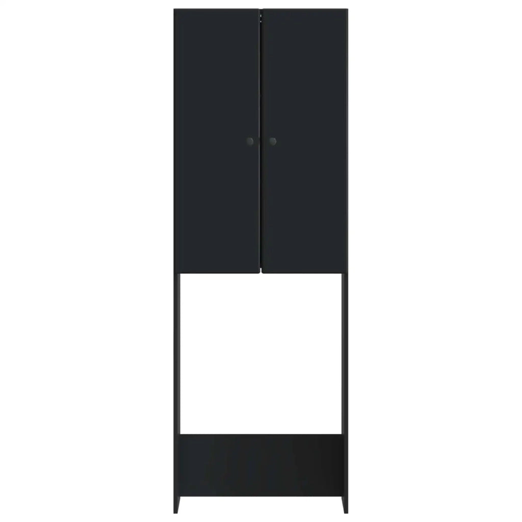 Mobile Bagno BREDA Nero 66 x 25,5 x 190 cm Legno ingegnerizzato 897576