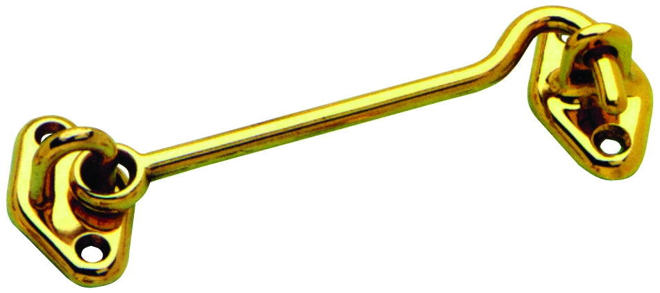 GANCIO FERMAPERSIANE OTTONE LUCIDO mm.100 10.00 pz