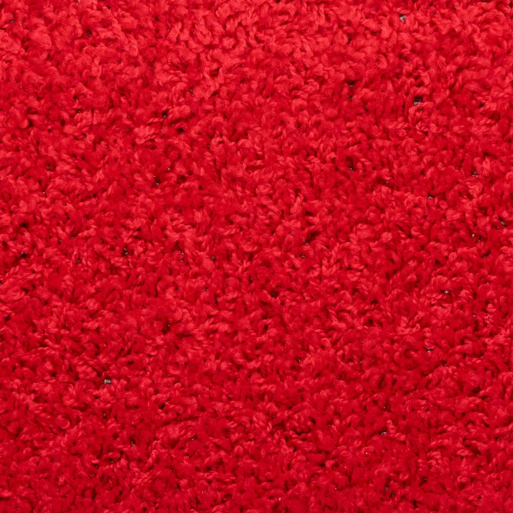 Tappetini per scale 10 pz | Gradini per Scale 65x21x4 cm Rosso Bordo rettangolare
