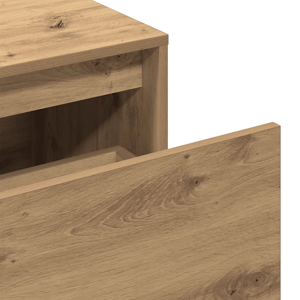 Panca Ingresso 80x40x45 cm Rovere Artigianale Legno Multistrato 856753