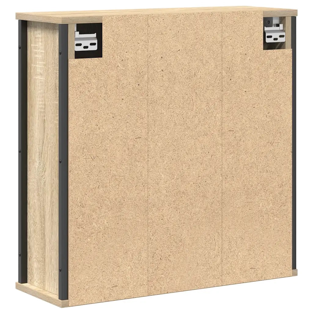 Pensile da Bagno con Specchio Rovere Sonoma 60x21x60 cm 861898