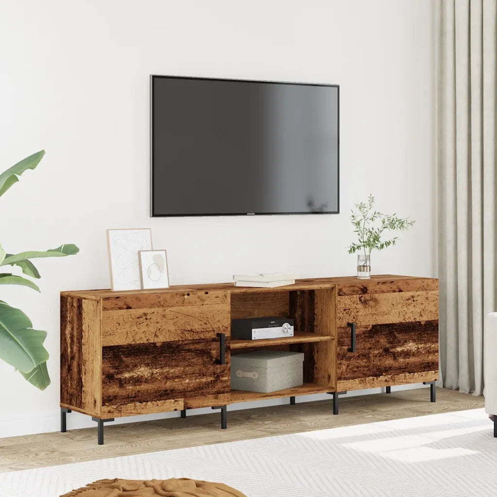 Mobile Porta TV Legno Antico 150x30x50 cm in Truciolato 857328