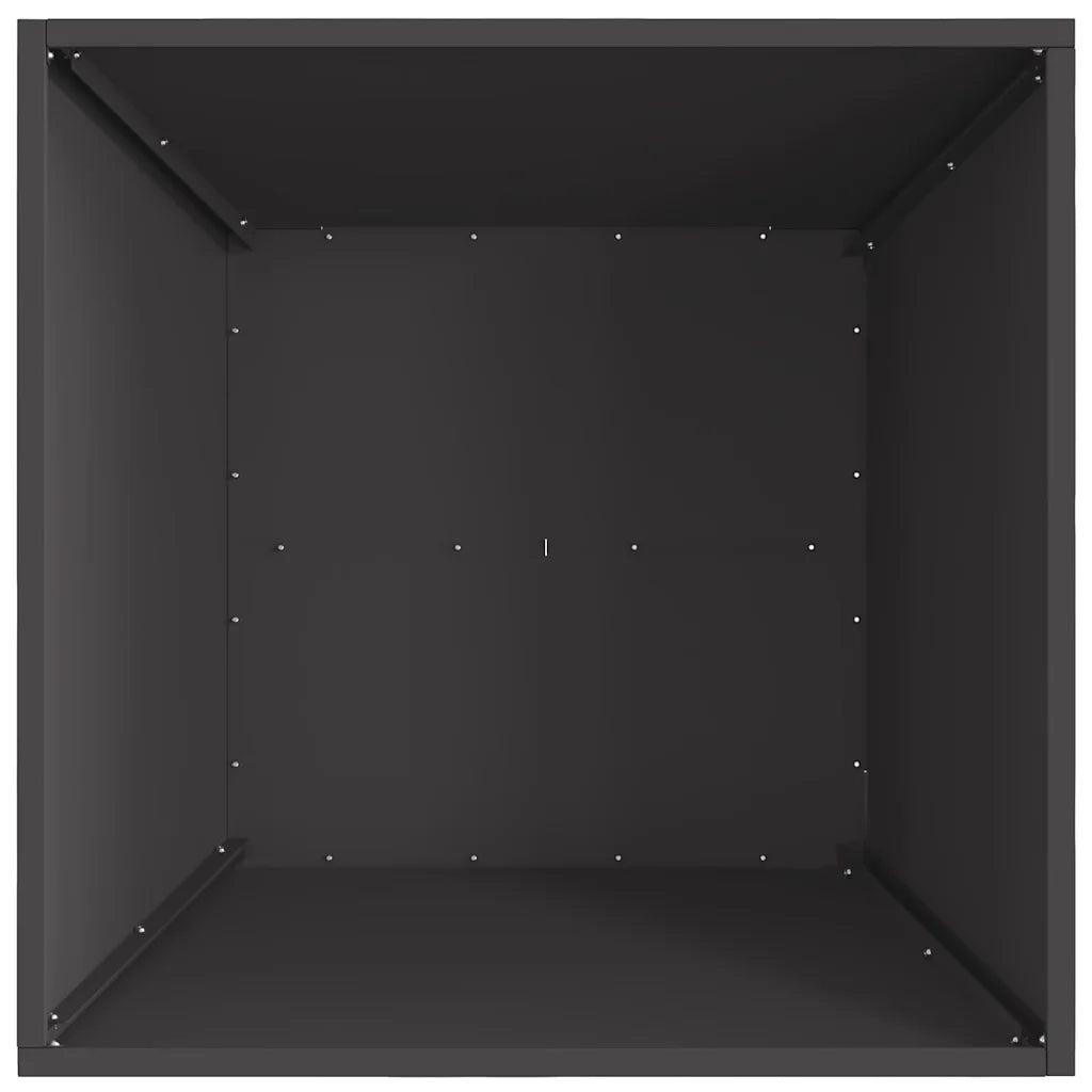 Focolare Nero 60 x 60 x 30 cm Acciaio CFW5602174