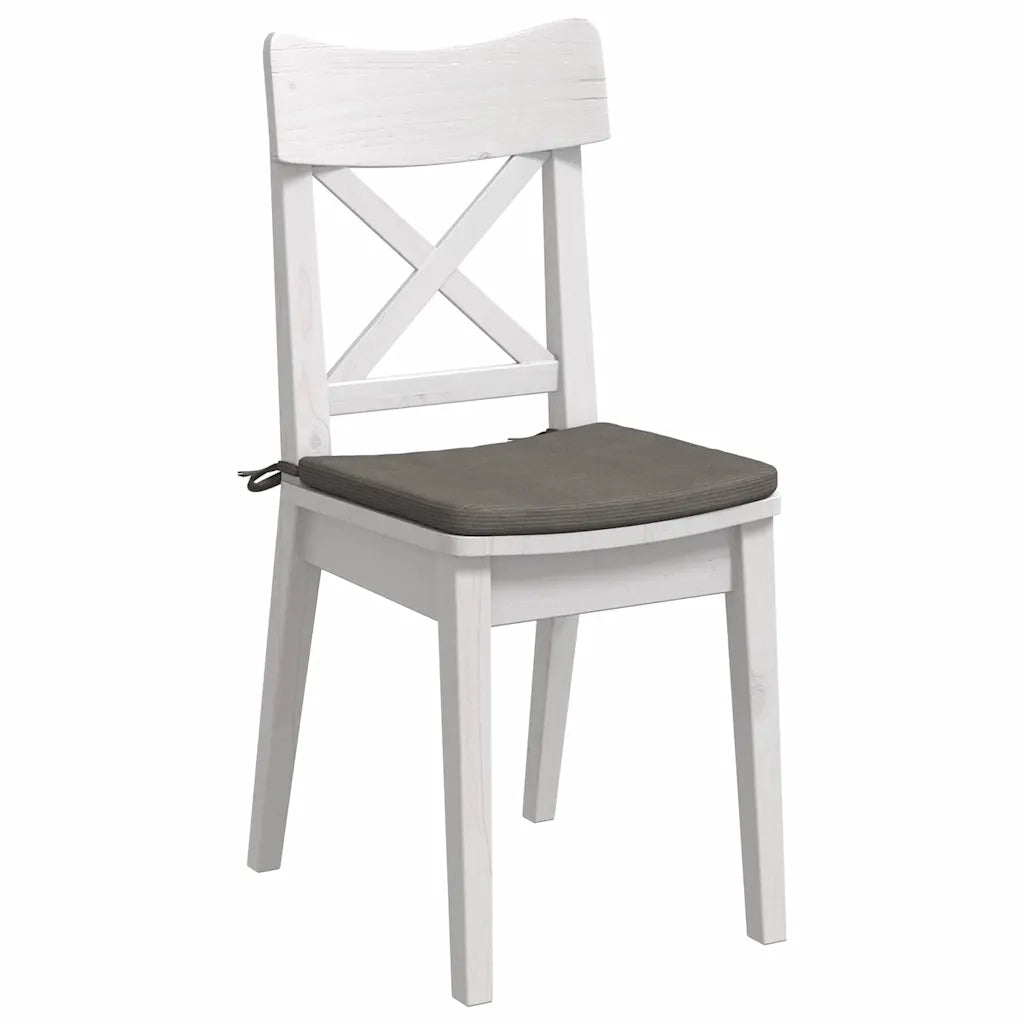Cuscini per Seduta 4 pz | Cuscini per sedie Grigio chiaro 40 x 40 x 3 cm