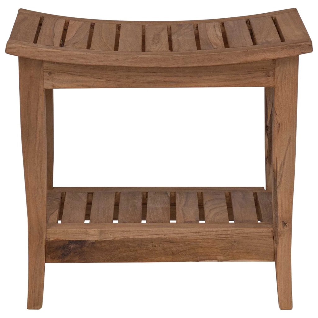 Tavolo Laterale da Bagno Naturale 50 x 35 x 45 cm 42024273