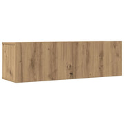 Mobili TV a Parete 2pz | Armadietto TV | Mobile Porta TV Rovere Artigianale 100x30x30 cm