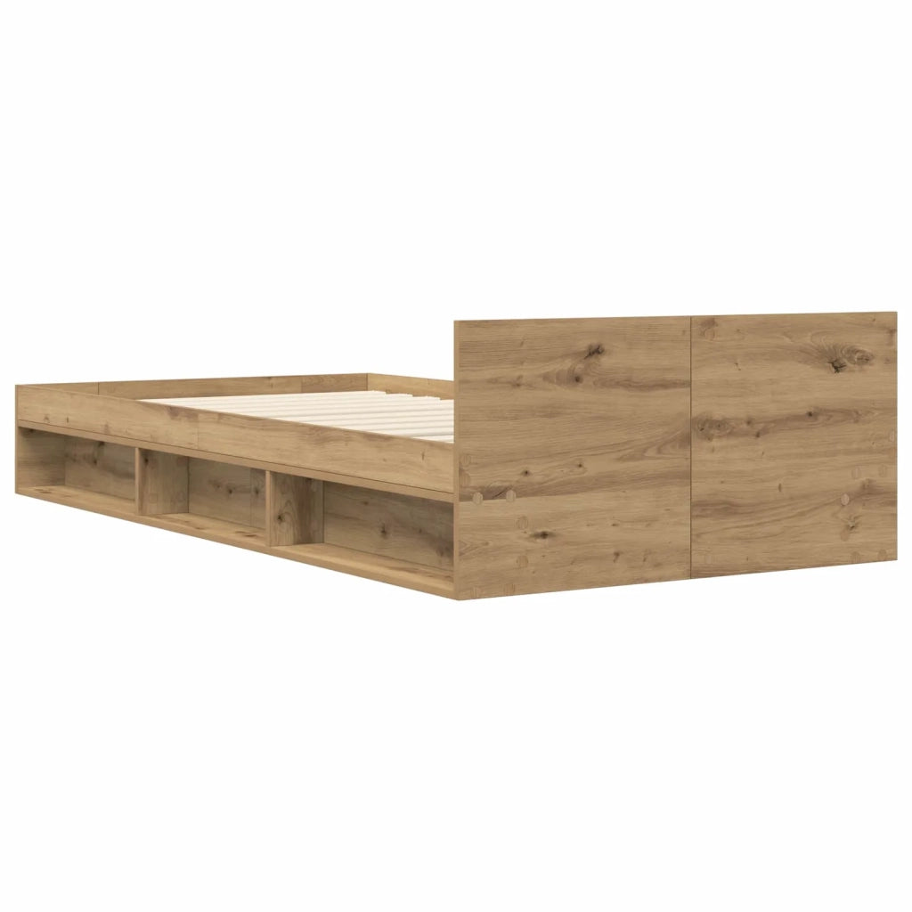 Telaio del letto con storage Rovere Artigianale 80 x 200 cm 3429604