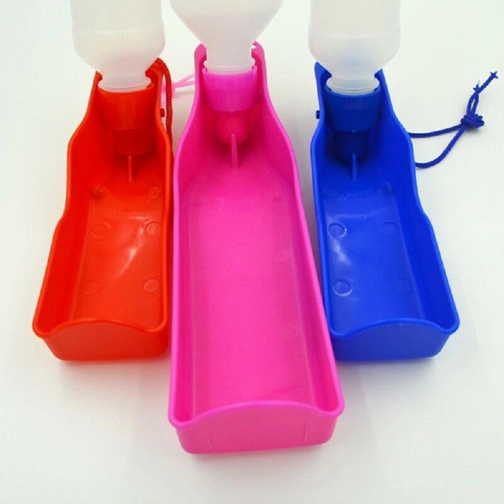 Trade Shop - Beverino Borraccia Ciotola Acqua Per Cani Animali Da Viaggio 250ml Portatile -