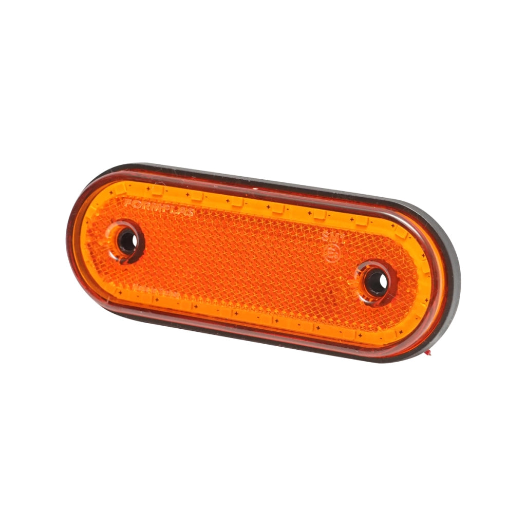 Lampada laterale LED gialla, 115 mm, 12V-24V, Breckner Germany