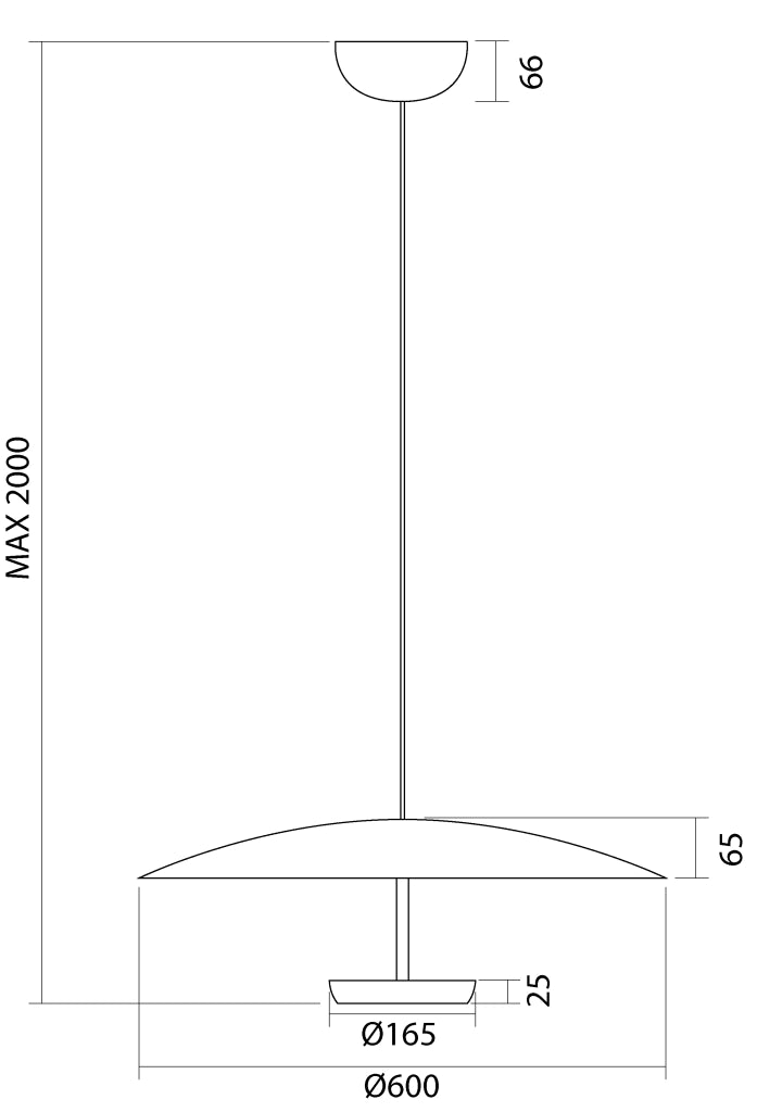 Lampada a Sospensione Yuko LED 40W 3200lm 3000K Dimmerabile a step, Struttura in Metallo e Metacrilato, Bianco - Yuko