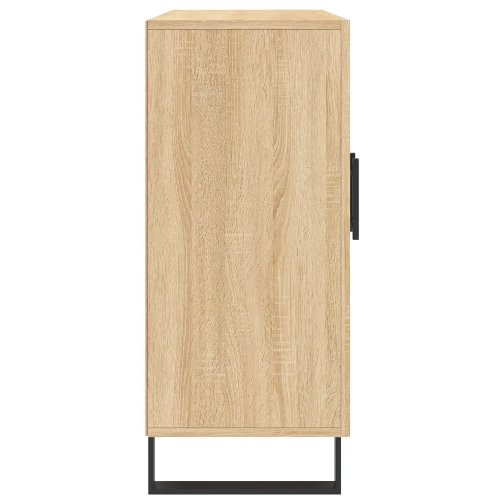Credenza-Buffet-Armadio da cucina Rovere Sonoma 90x34x80 cm in Legno Multistrato 774657
