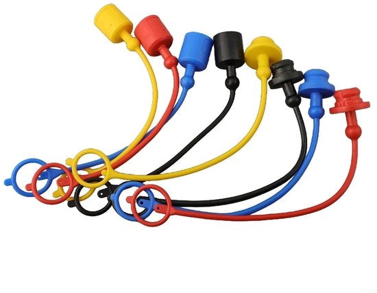 Impianto di Connettore Rapido in PVC e Gomma - Adattatori di Alta Qualità - 1/2 Pollici - Duraturo e Efficiento - Per Apparecchi Idraulici -...