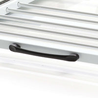 Kit sovrapposizione lavatrice asciugatrice max 150 kg con ripiano a barre estraibile