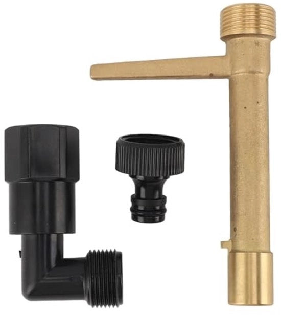 Connettore rapido G3/4 in ottone - Chiave per connettore rapido - Irrigazione da giardino - Distribuzione efficiente dell'acqua - Installazione semplice - Progetto affidabile - Strumento per irrigazione
