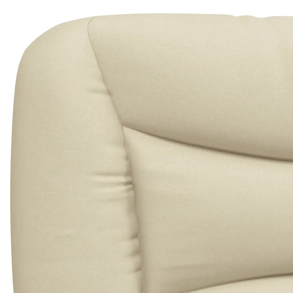 Cuscino Testiera Hvar Crema 100 cm in Tessuto CFW2897189