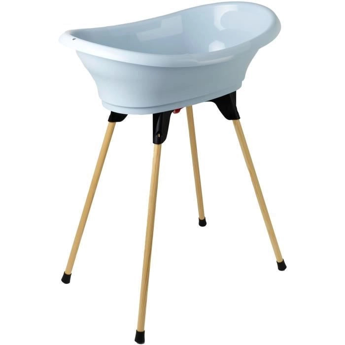 KIT VASCA THERMOBABY VASCO Fleur Bleue: vasca + piedini + tubo di scarico