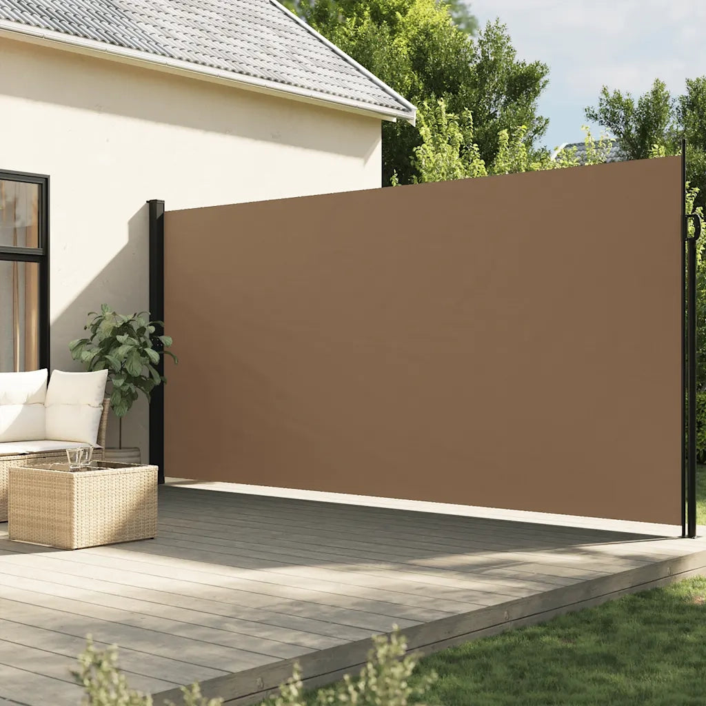 Tenda da Sole Laterale Retrattile Tortora 220x300 cm 4004379