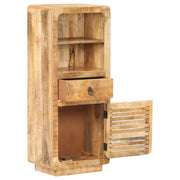 Credenza-Buffet-Armadio da cucina Alta 45x32x110 cm in Legno Massello di Mango Grezzo