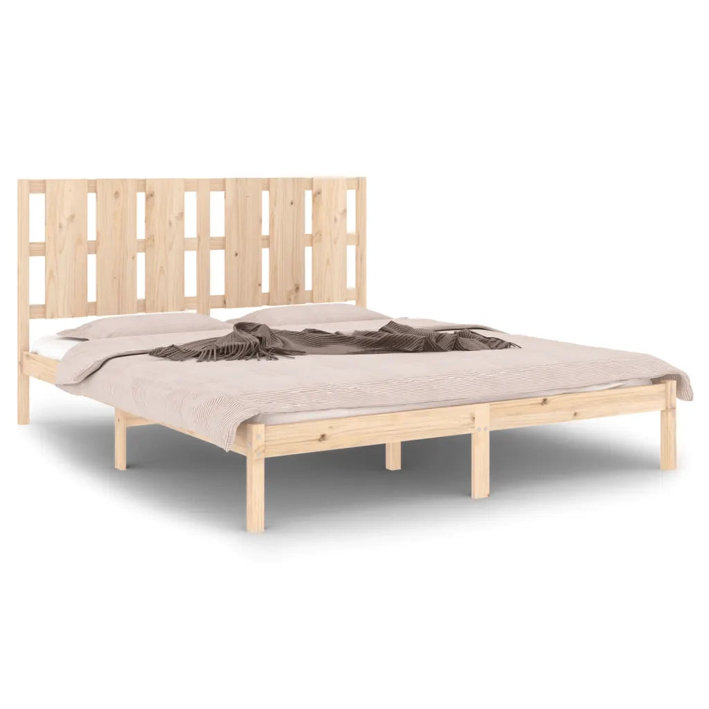 Giroletto-Struttura Letto in Legno Massello di Pino 160x200 cm 812688