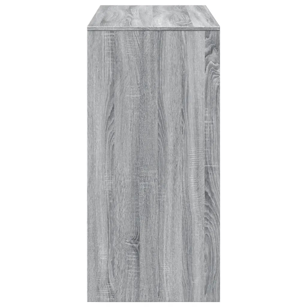 vidaXL Tavolo da Bar Grigio Sonoma 102x50x103,5cm in Legno Multistrato