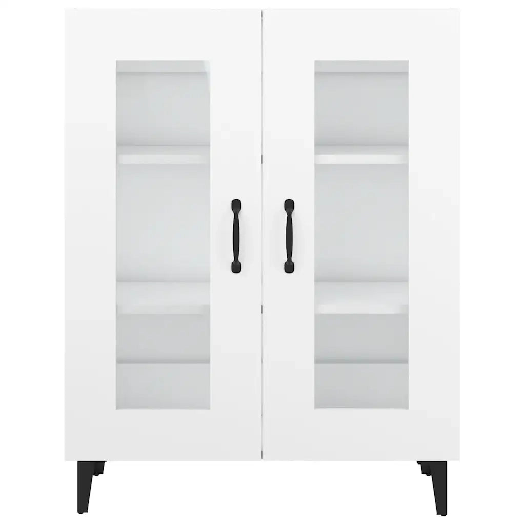 Credenza Bianca 69,5x34x90 cm in Legno Multistrato 812123