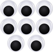 Accessori per Scrapbooking e Artigianato 50 mm Nero Bianco Kunststof Zelfklevend 8 pezzi