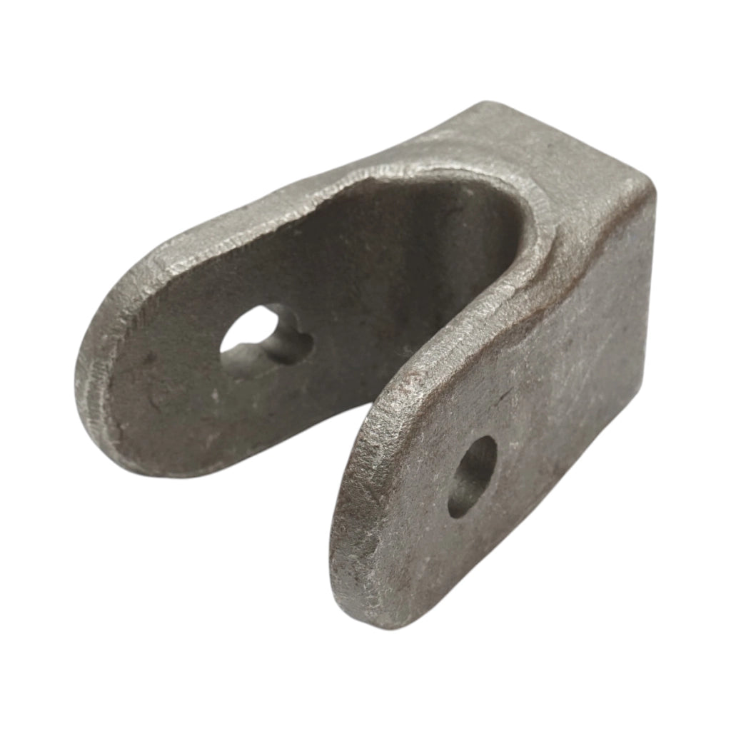 Forcella di montaggio per cerniera rimorchio saldabile 102x75x45mm