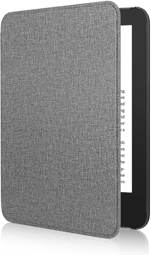 Copriestensione per lettore e-book 6 pollici - Denim Gray - Funzione di accensione/spegnimento automatico - Adatto per Kindle 2024/2...