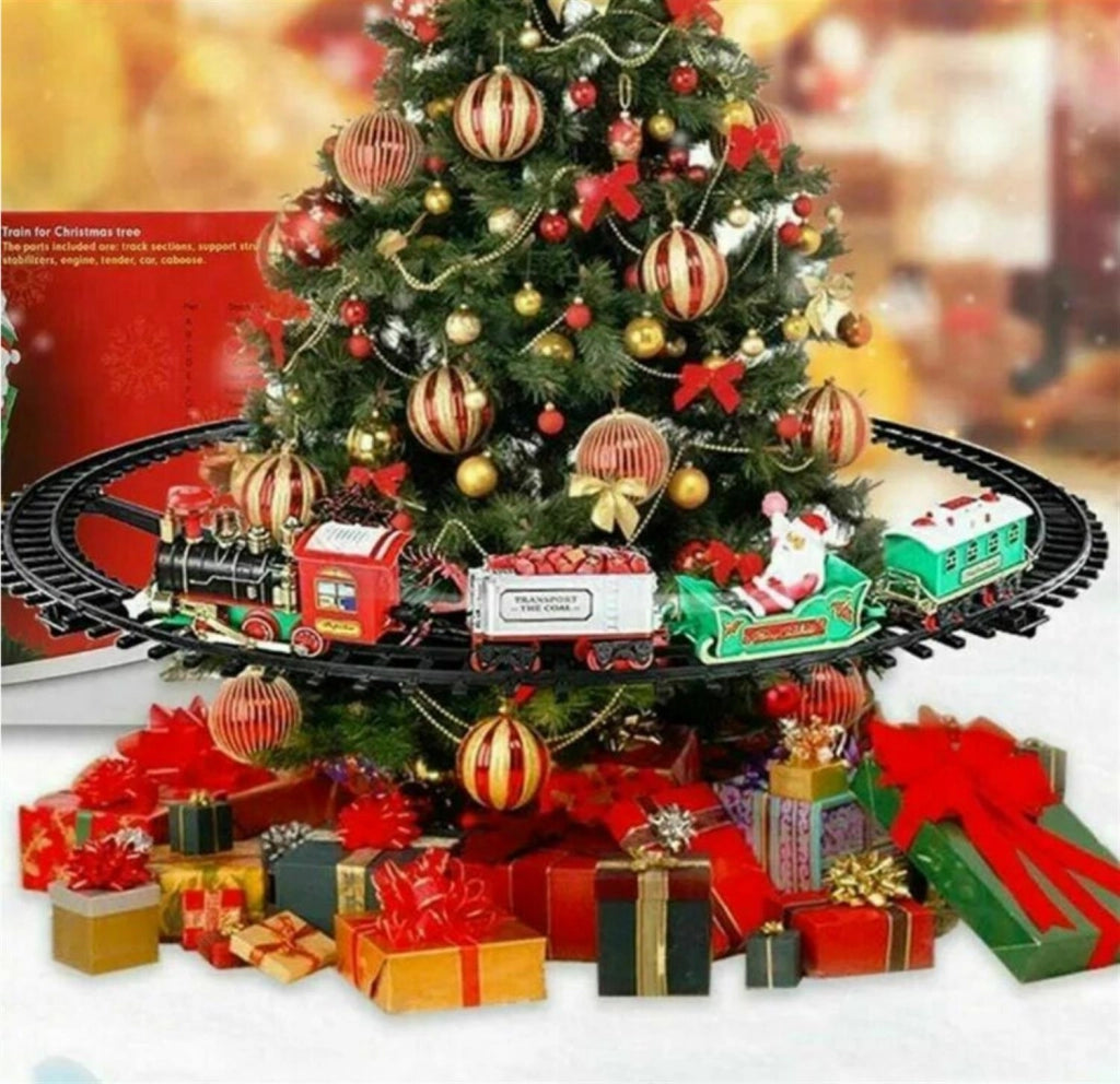 TRENINO PER ALBERO DI NATALE CON LUCI E SUONI DIAMETRO 89CM