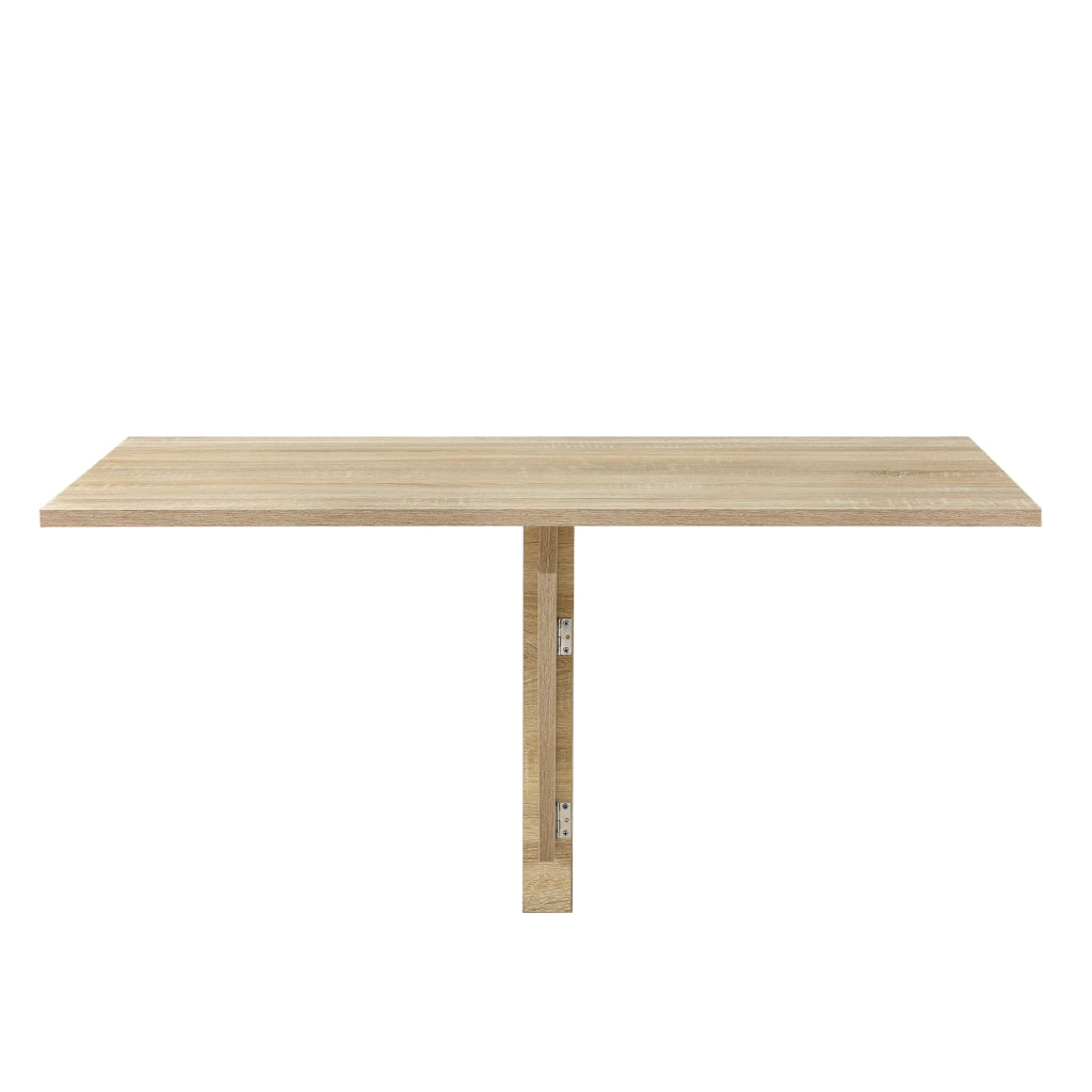 Tavolo da Muro con Piano Ribaltabile 100x60 cm Rovere Sonoma [en.casa]