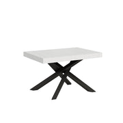 Tavolo Allungabile 120-224x90x77 cm Volantis Bianco Frassino