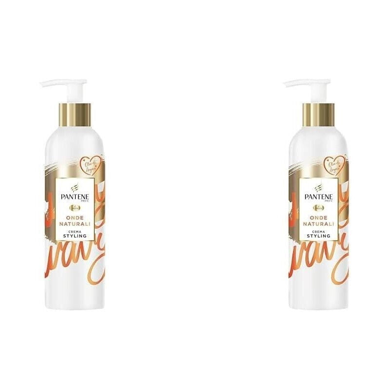 PANTENE SET 2 PZ PRO-V CREMA STYLING ONDE NATURALI 235 ML TERMOPROTETTORE ALL' ARGAN