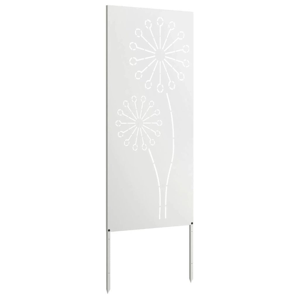 Schermo per privacy in giardino Traforo Bianco 50 x 140 cm CFW3583766