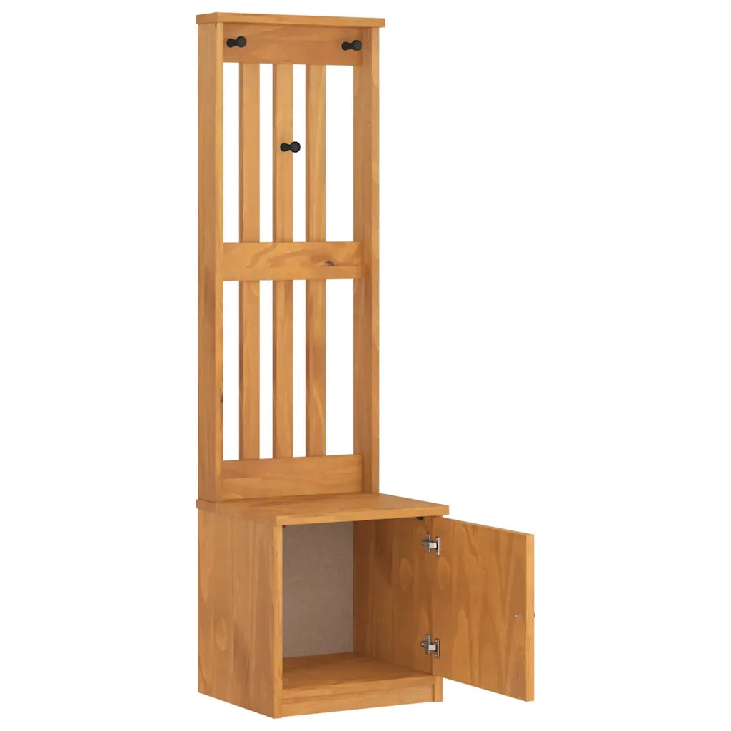 vidaXL Albero da Ingresso SANDNES 45x40x159,5 cm in Legno di Pino