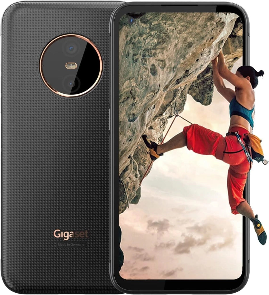 Gigaset GX6 Lo Smartphone Robusto 5G - Standard Militare Polvere e Impermeabilità IP68, Display FHD+ da 6,6", Gorilla Glass, 128GB+6GB RAM - 50MP, Ricarica Rapida, capacità di Android 14, Grigio