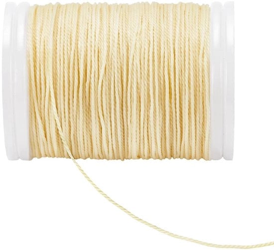75 m Cavo in Vara 0,6 mm - Beige per Gioielleria e Progetti DIY