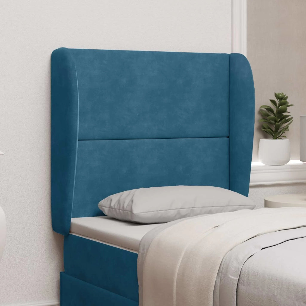 Orecchia della Testata Blu 80 x 23 x 6 cm Velluto CFW8665363