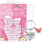 Carta di auguri per la mamma - Idea regalo - Regalo per la mamma - Migliore mamma - Progetto unico - Messaggio personale - Carta