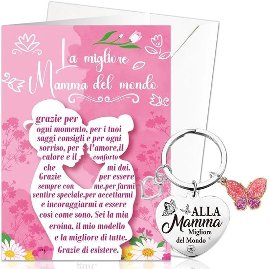 Carta di auguri per la mamma - Idea regalo - Regalo per la mamma - Migliore mamma - Progetto unico - Messaggio personale - Carta